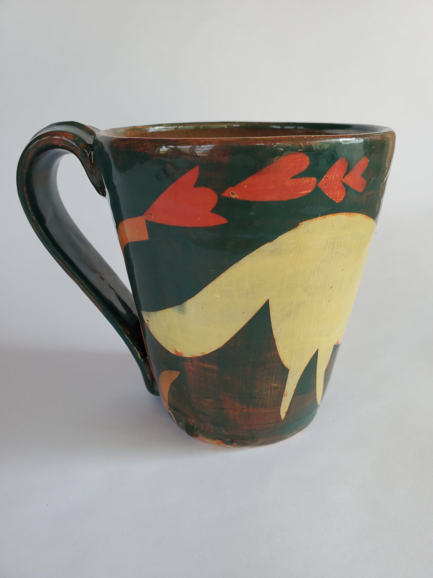 Right-hand Mug with Yellow Fox