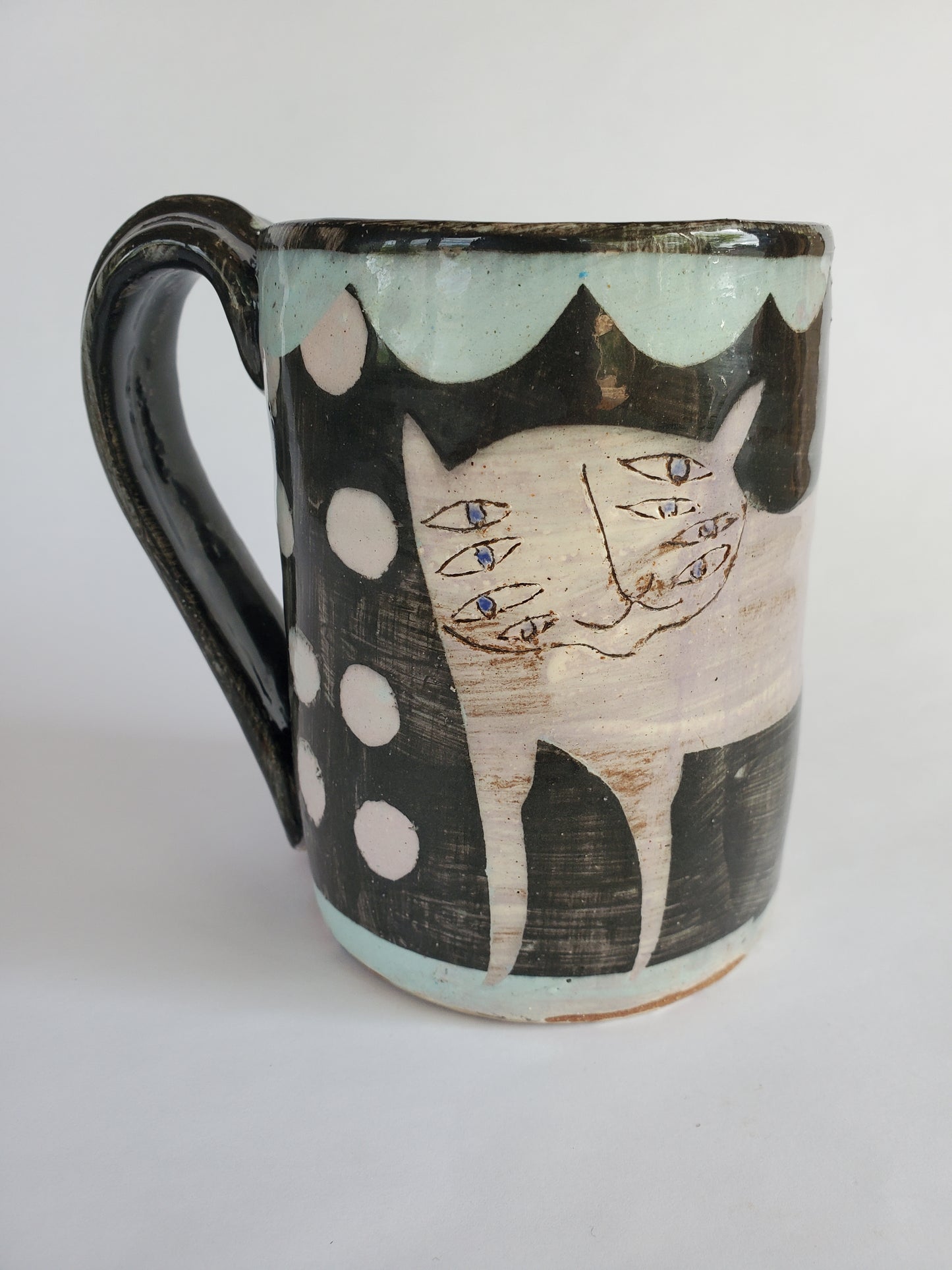 Many-Eyed Cat Tankard